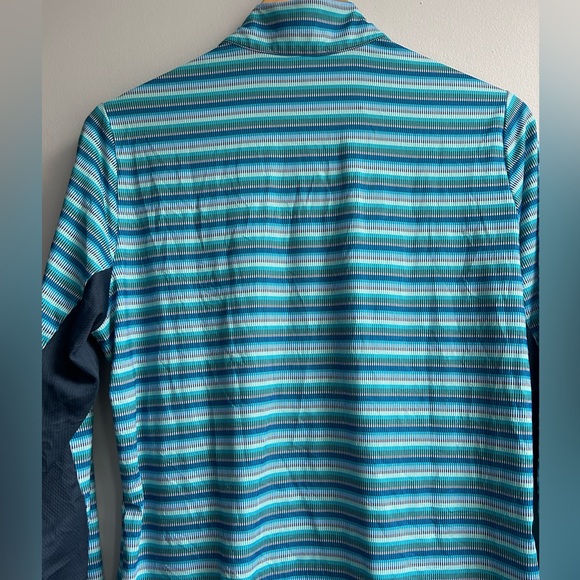 ADIDAS Golf womens size large long sleeve 1/4 zip sun protection shirt - Picture 5 of 8